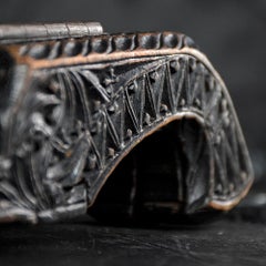 19th Century Hand Carved Folk Art English Boot Jack