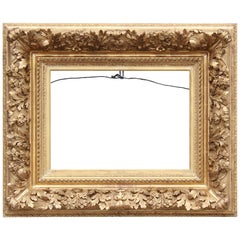 19th Century Hand-Carved French Baroque / Florentine Style Gilt Frame or Mirror