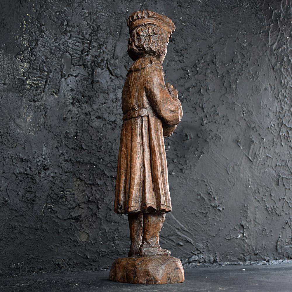 Allemand Figure d'exposition d'apothicaire allemande du 19ème siècle sculptée à la main en vente
