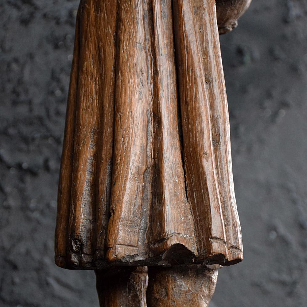 Intagliato a mano Figura da esposizione del negozio di speziale tedesco intagliata a mano del XIX secolo in vendita