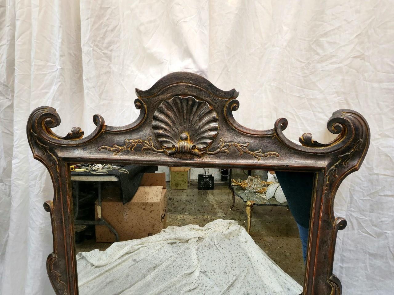Italian 19th Century Hand Carved Giovanni Chelini Mirror For Sale