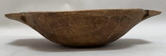 19th Century Hand-Carved Italian Chestnut Bowl
