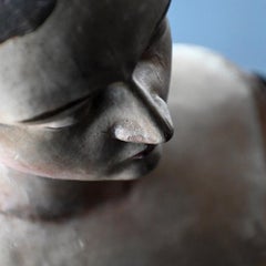 19th Century Hand Carved Italian Santos Processional Figure