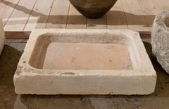19th Century Hand-Carved Marble Wash Basin