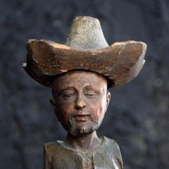 19th Century Hand Carved Matador Figure