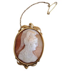 19th Century Hand-Carved Soldier Cameo