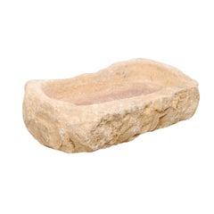 19th Century Hand Carved Stone Trough