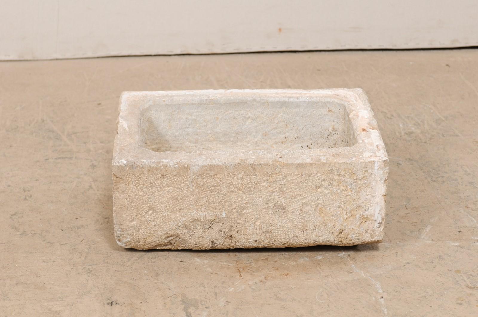 19th Century Hand Carved Stone Trough from Spain 5