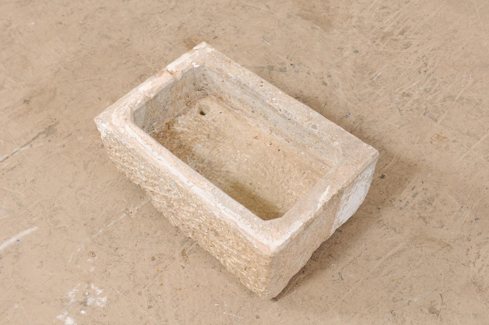 19th Century Hand Carved Stone Trough from Spain 3