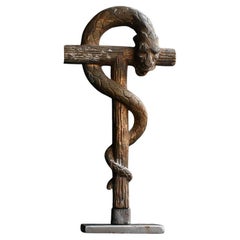 19th Century Hand Caved Pharmacy Sign