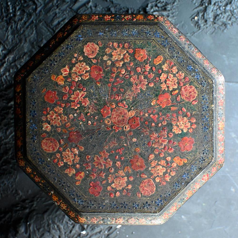 Hand-Crafted 19th Century Hand Crafted Kashmiri Occasional Table