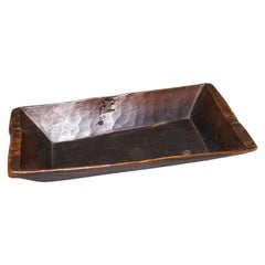 19th Century Hand-Cut Wooden Trough