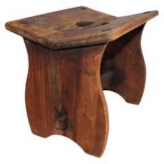 19th Century Handmade Bench/Stool Antique 19th Century Handmade Bench/Stool