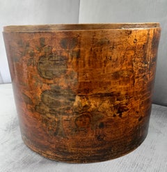 Cappelliera cinese in legno del XIX secolo fatta a mano