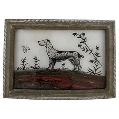 19th-Century Hand-Painted Animal Portraits: Set of Four