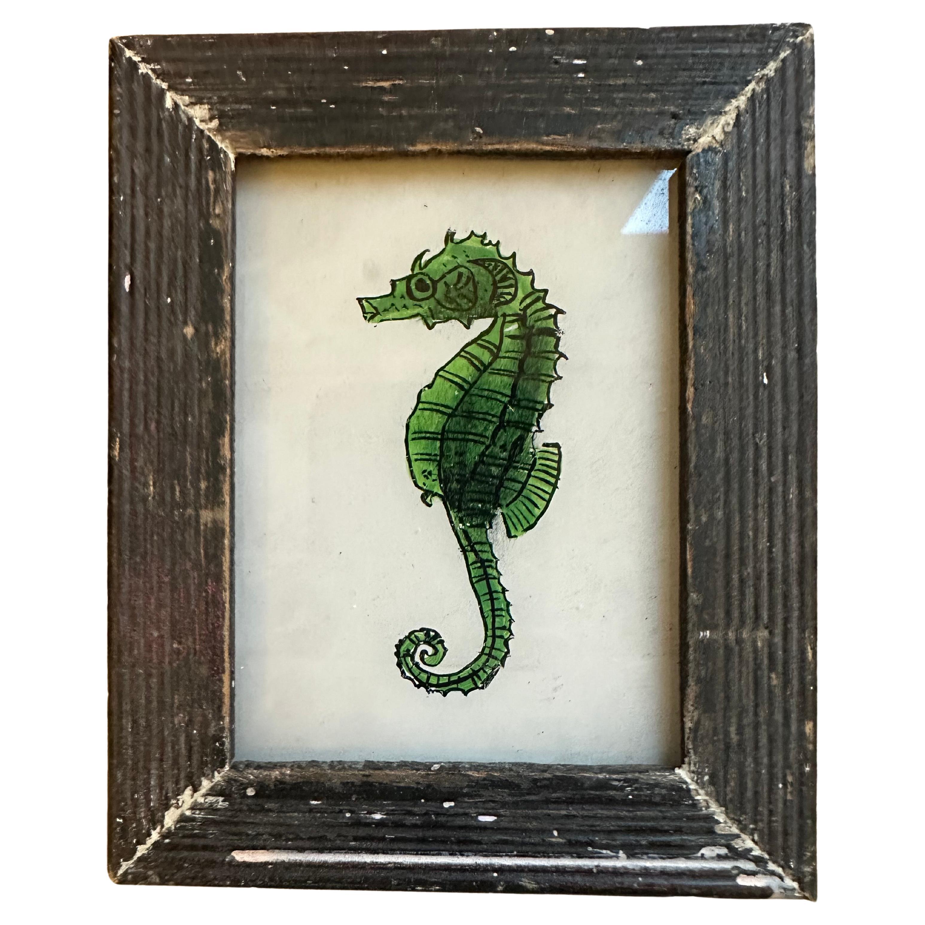 19th-Century Hand-Painted Aquatic Collection, Fish Illustrations In Good Condition For Sale In Southall, GB