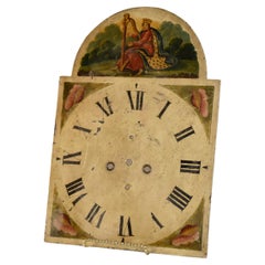 19th Century Hand Painted Clock Face