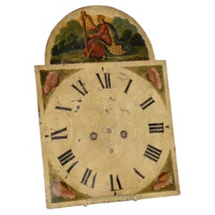 19th Century Hand Painted Clock Face