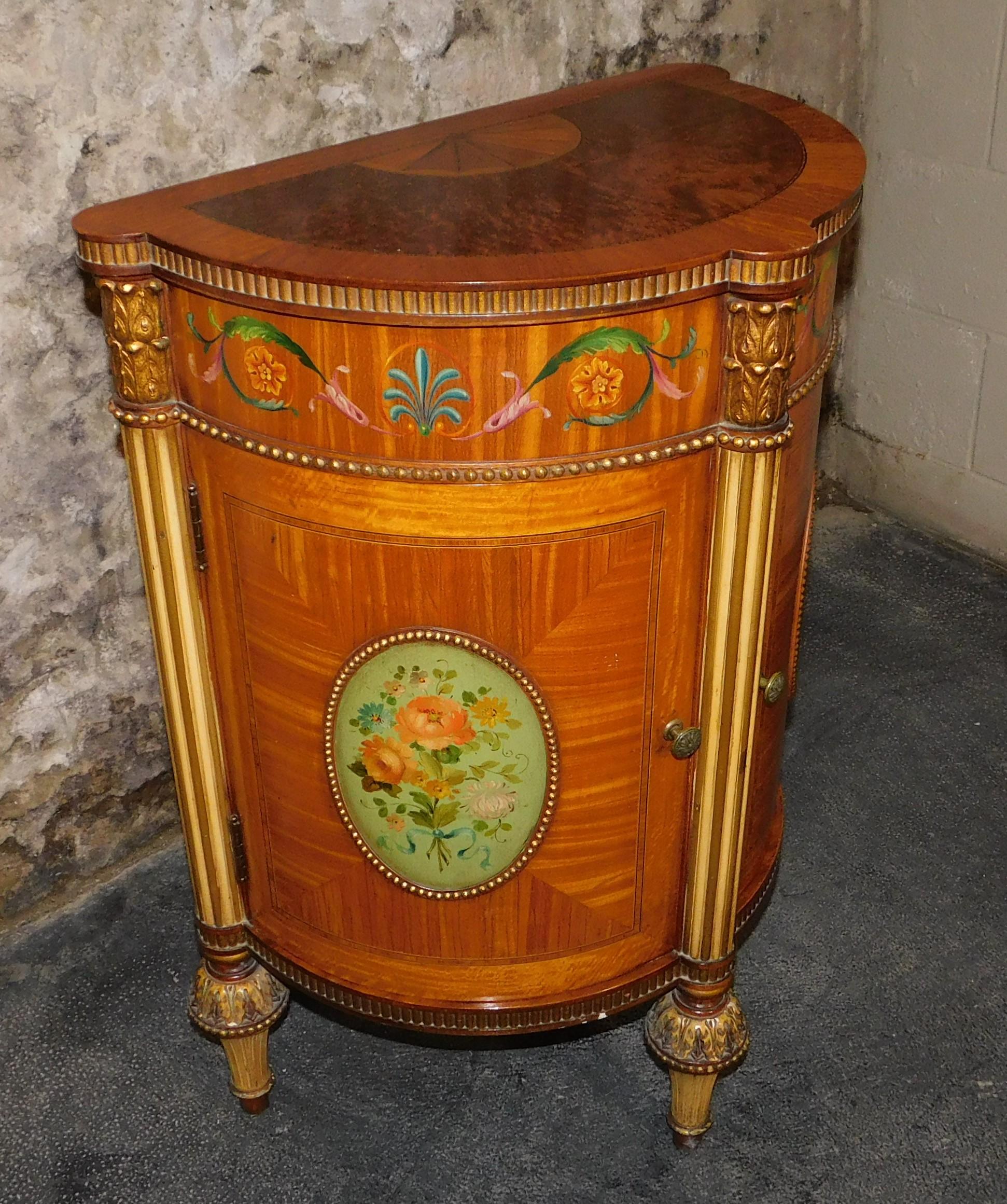 meuble en demi lune