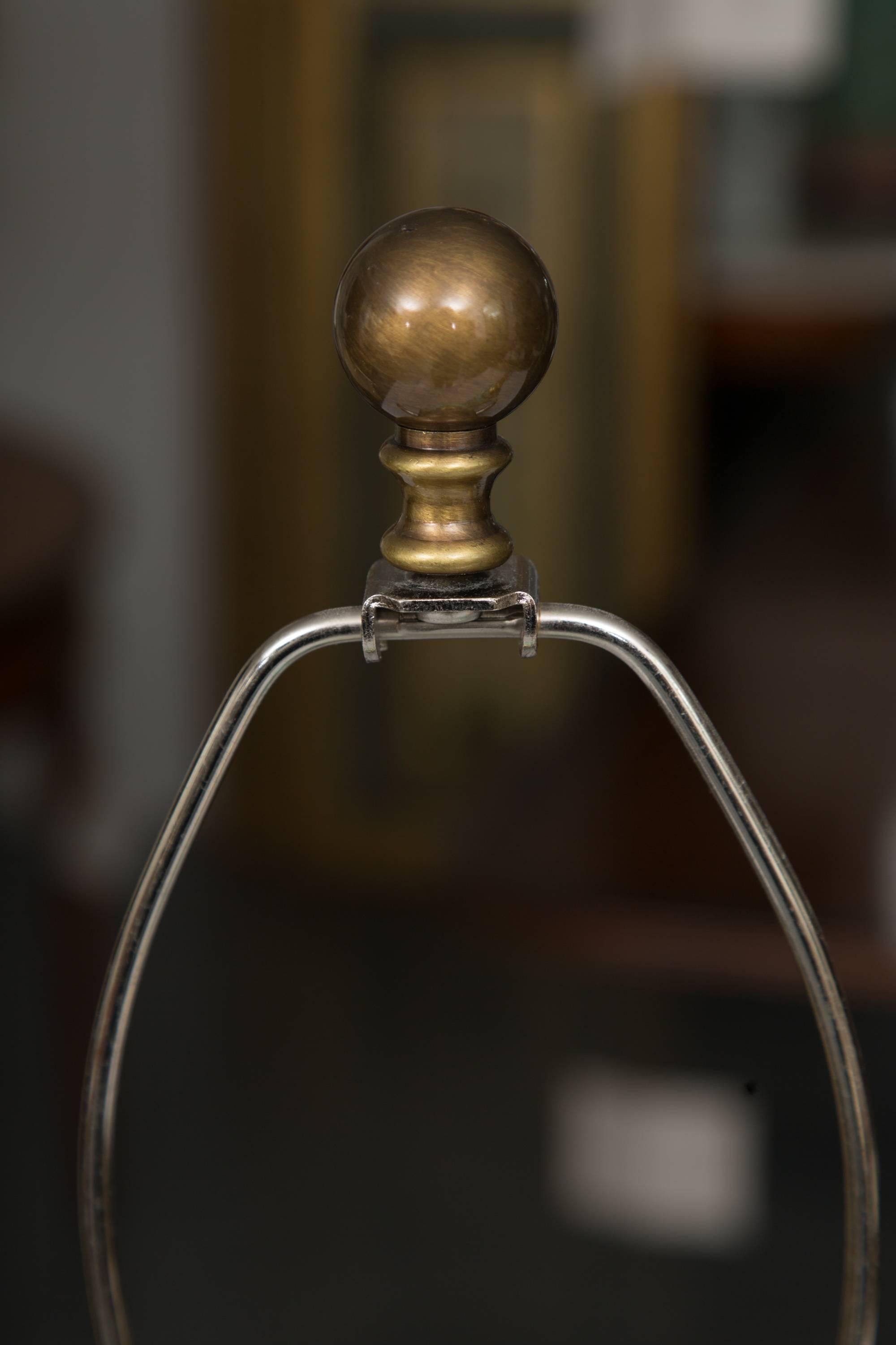 Autre lampes opalines françaises du 19ème siècle peintes à la main