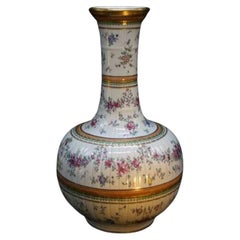 19th Century Hand Painted French Porcelain Vase by Samson of Paris, circa 1890