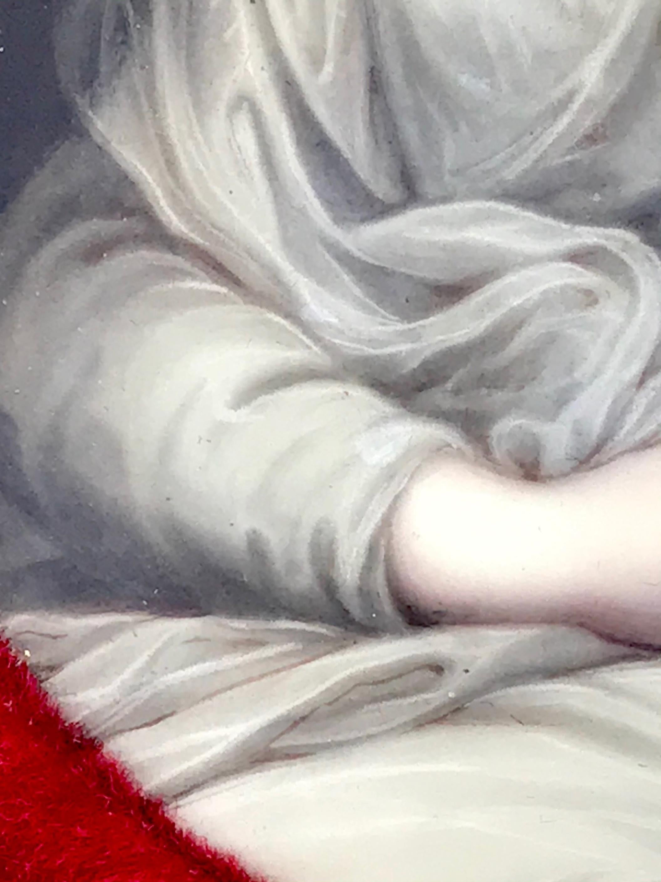 Targa ovale in porcellana tedesca dipinta a mano del XIX secolo KPM Porcelain in vendita 3