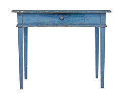 Tavolino svedese dipinto a mano del XIX secolo