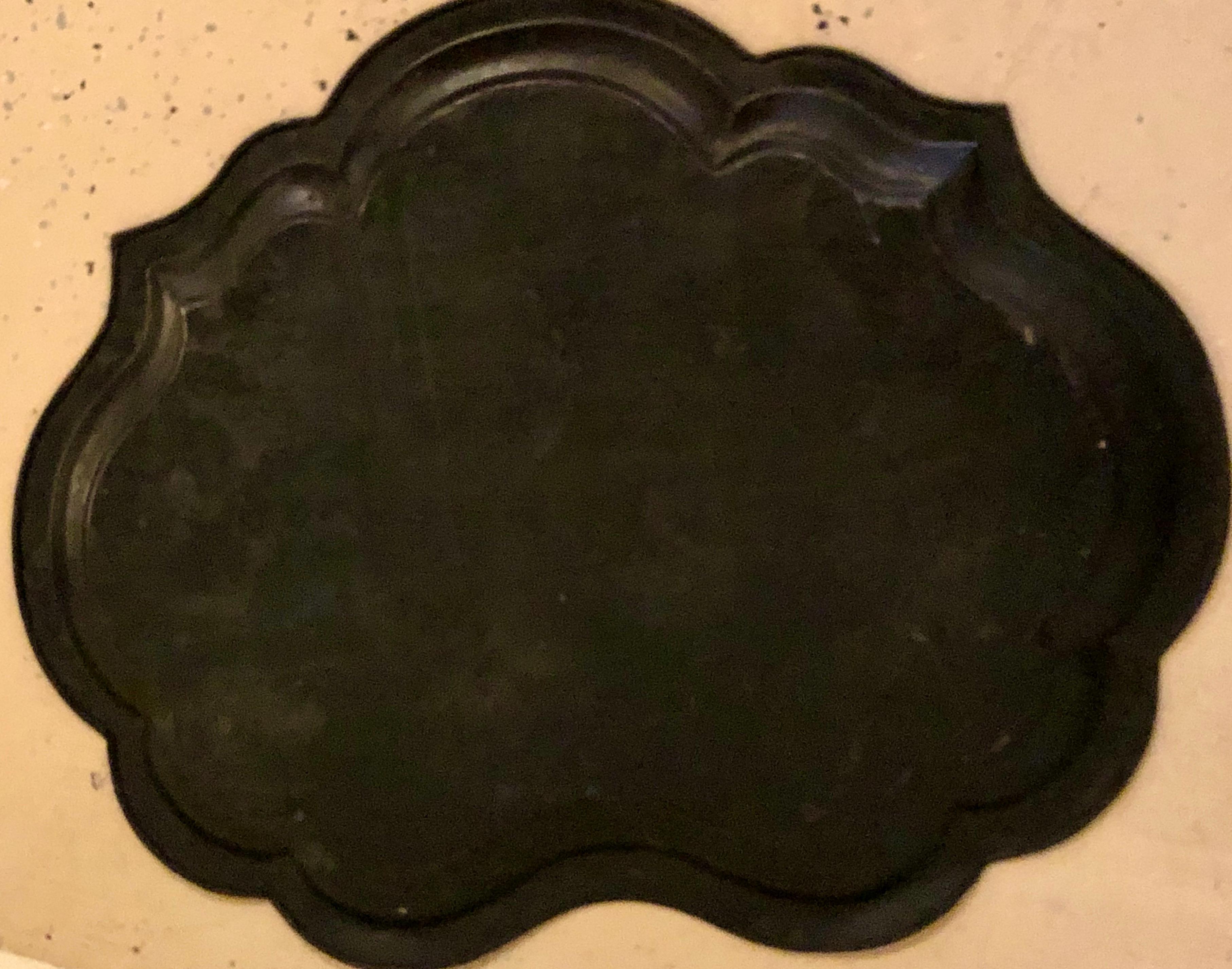 19th Century Hand Painted Tole Serving Tray, Platter 4