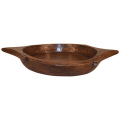 19th Century Hand Turned Wooden Bowl