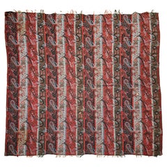 19th Century Hand-Woven Paisley Shawl