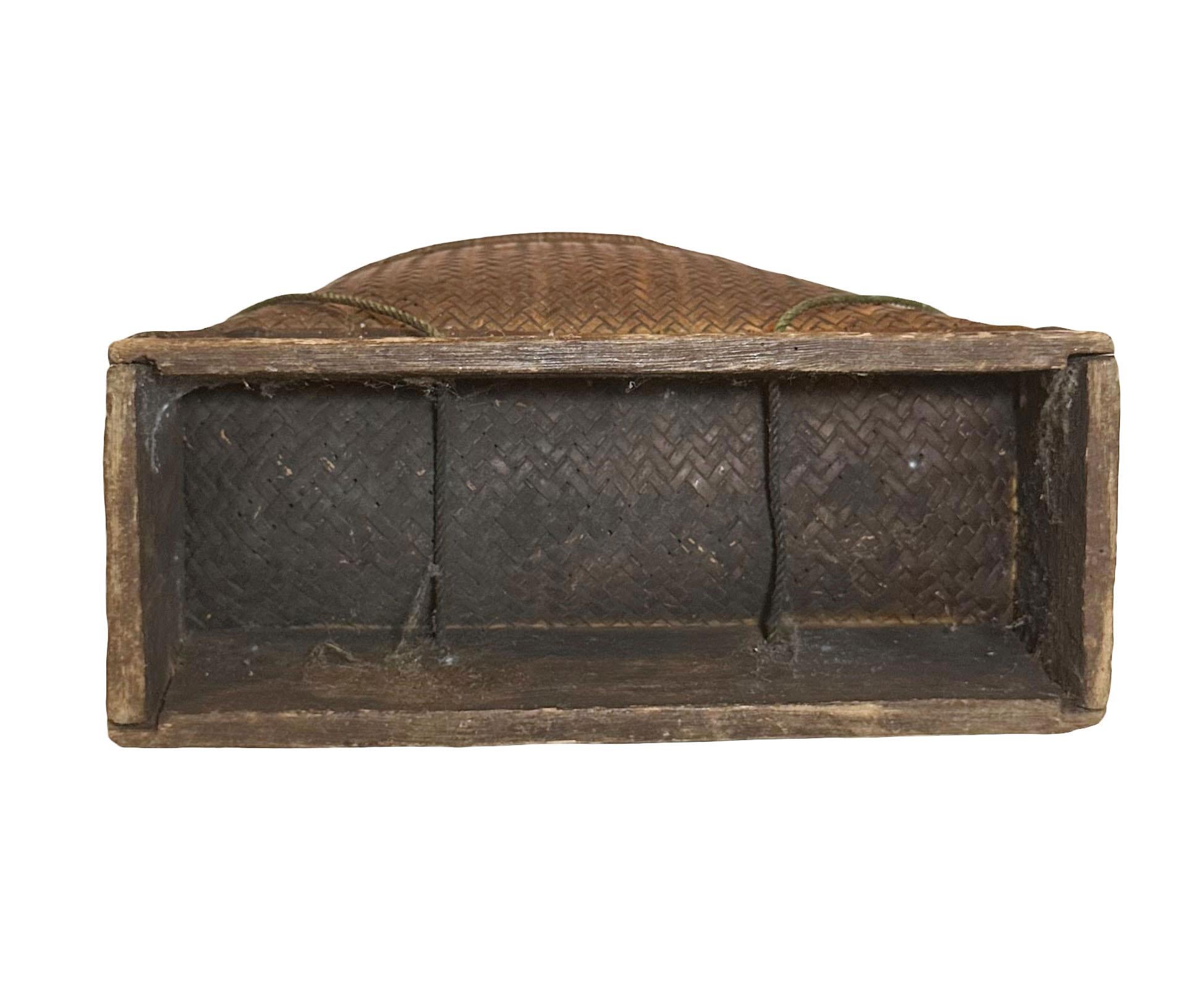 19th Century Hand Woven Philippines Basket 3