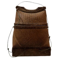 19th Century Hand Woven Philippines Basket