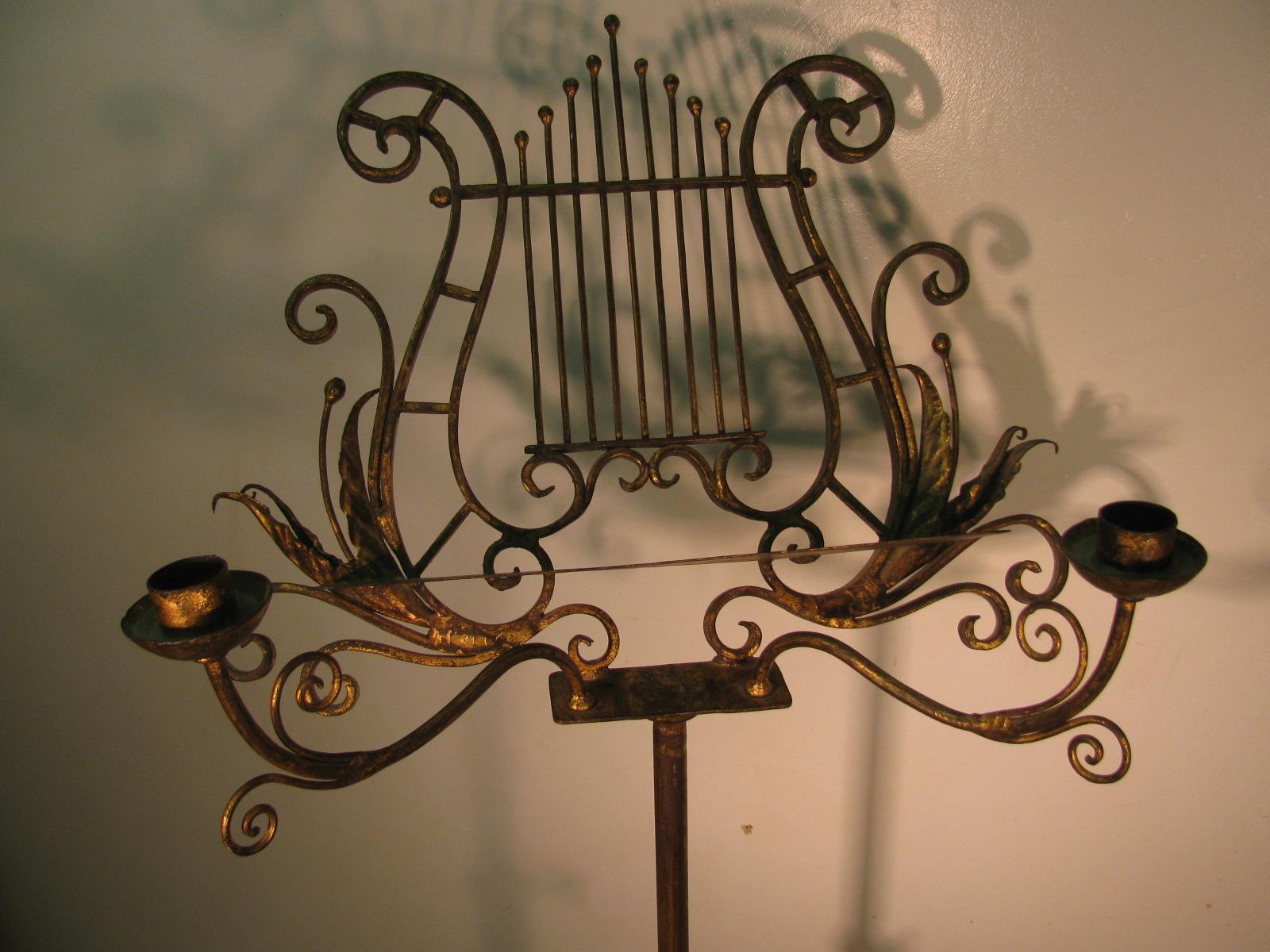 wrought iron music stand