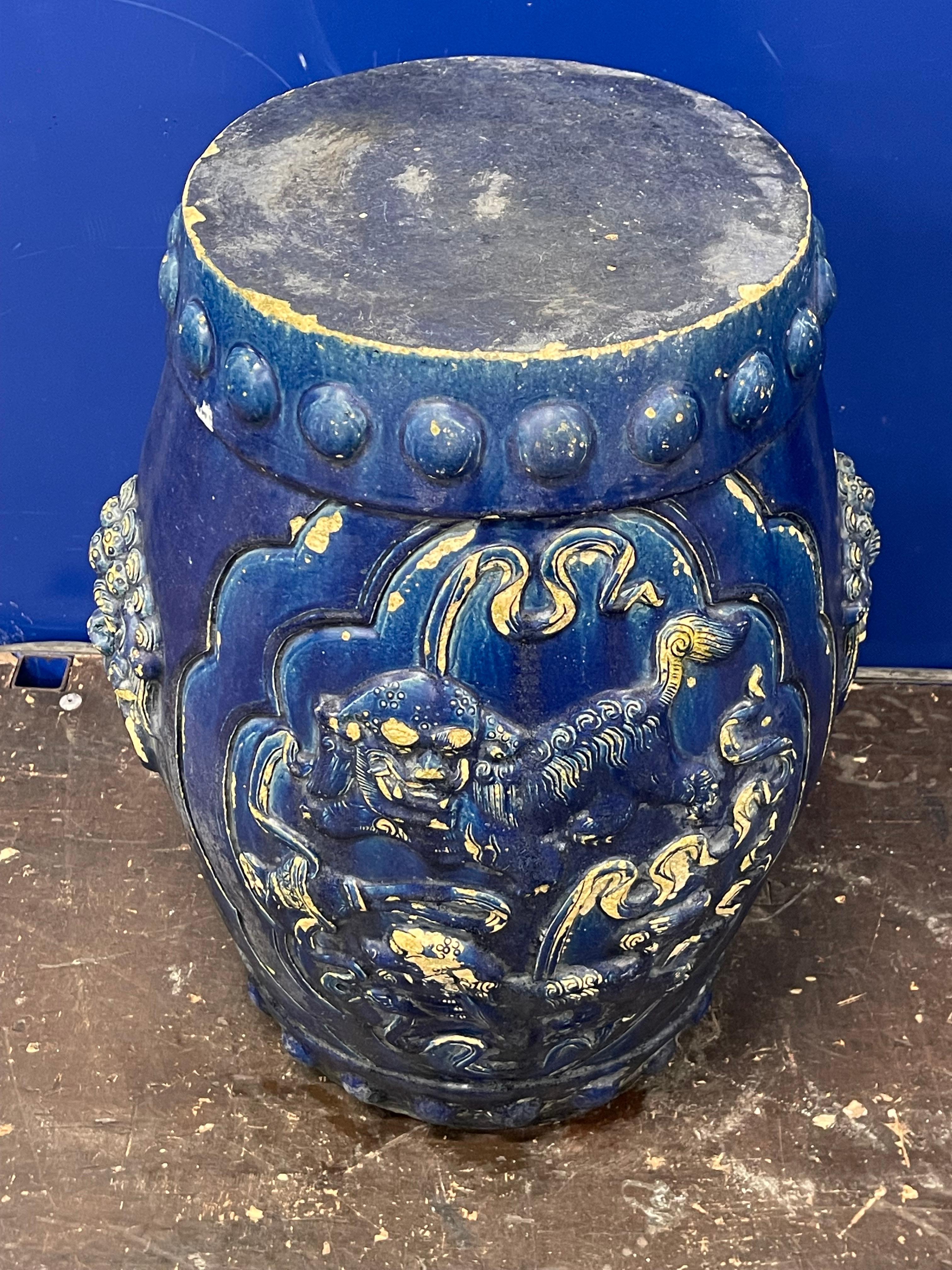 Handmade Chinese Ceramic Stool For Sale 7
