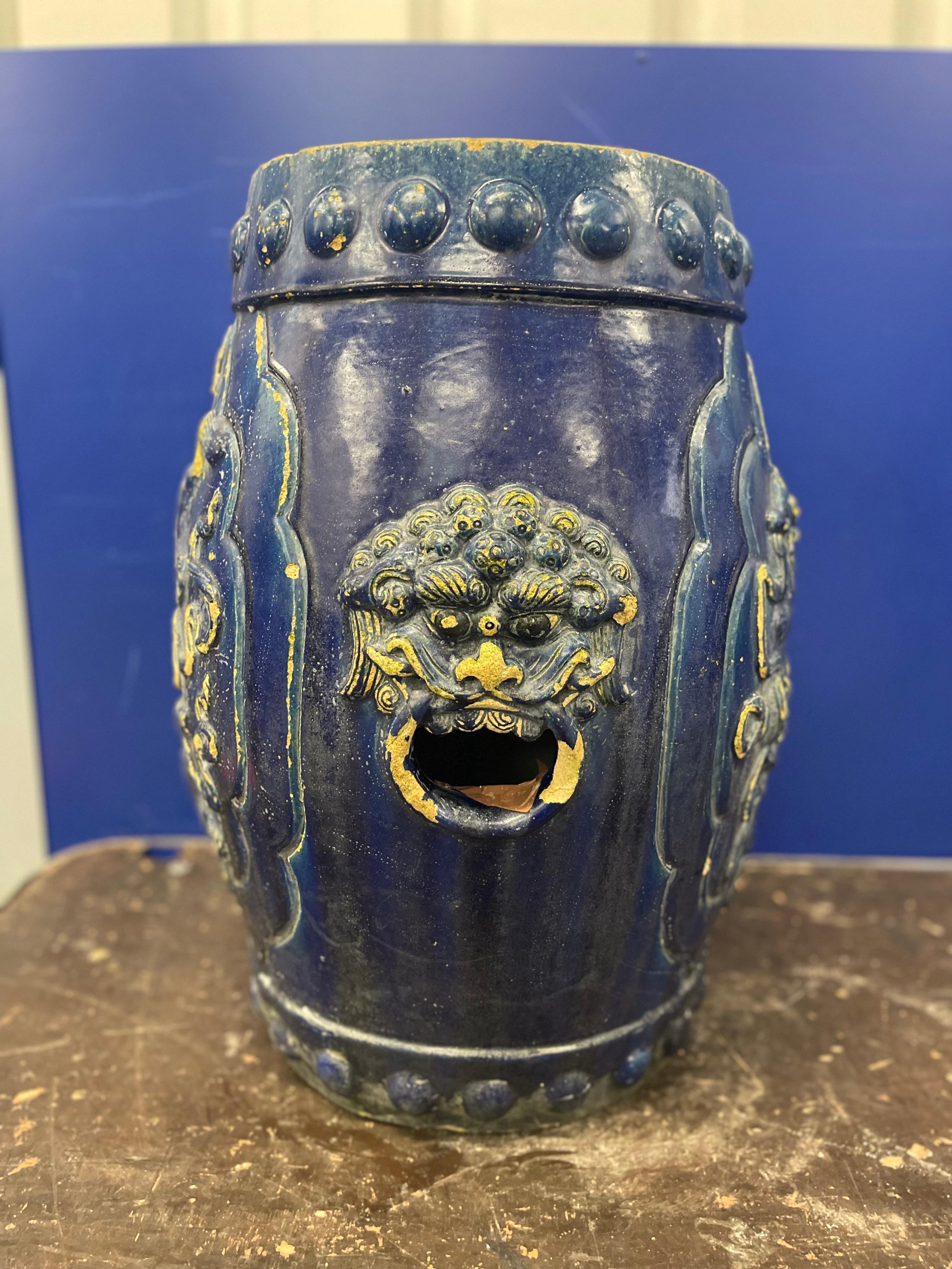 Handmade Chinese Ceramic Stool For Sale 3