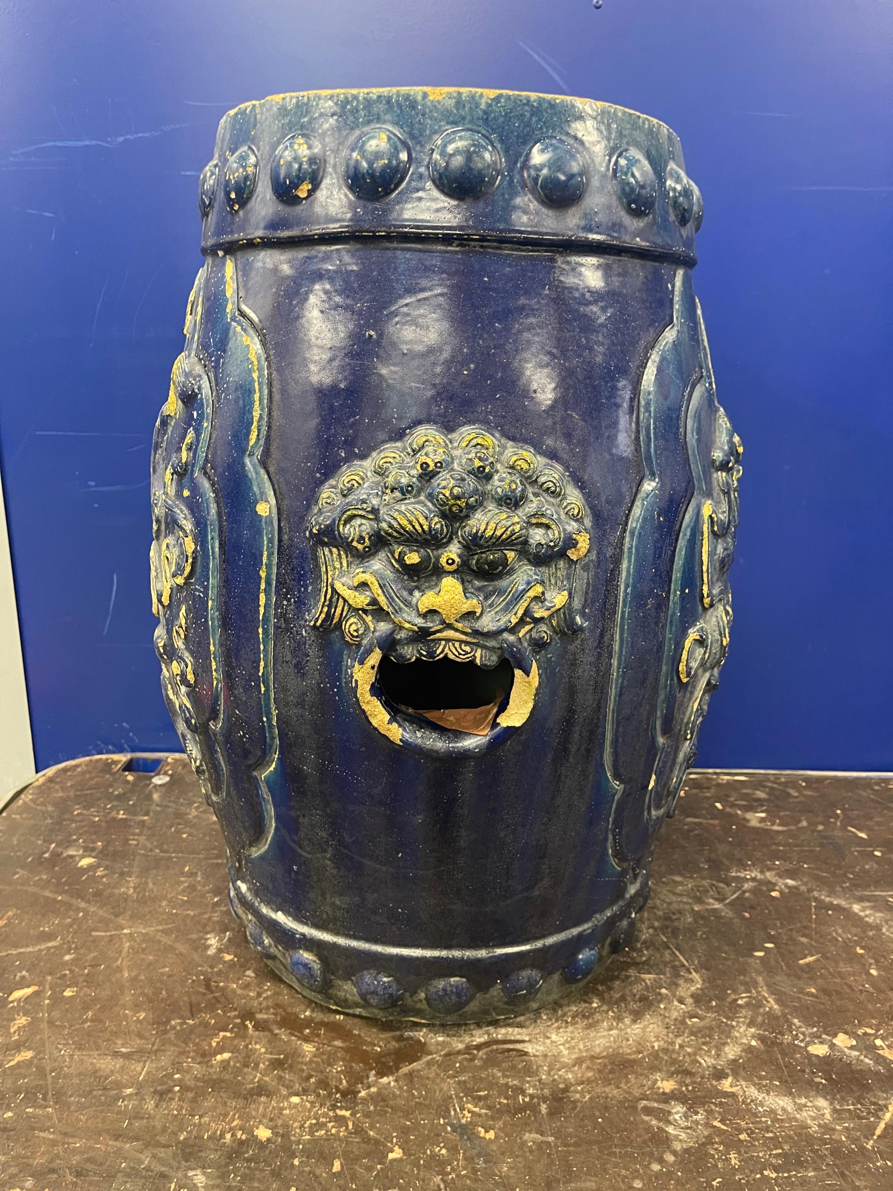 Handmade Chinese Ceramic Stool For Sale 4