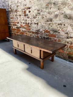 Tavolo da cocktail in legno duro del XIX secolo