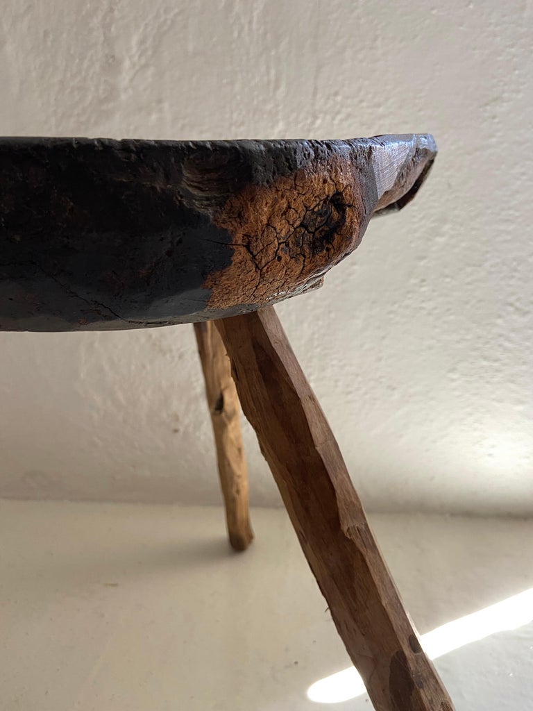 19th Century Hardwood Stool from Mexico For Sale at 1stDibs