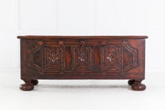 19th Century Hardwood Trunk