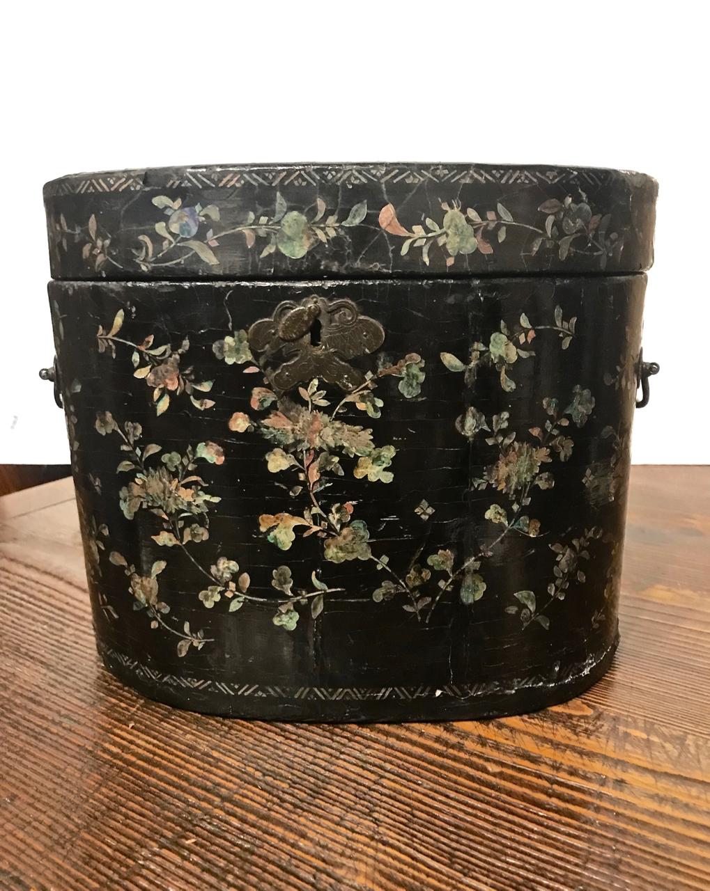 boîte à chapeau du 19ème siècle en vente 2