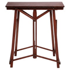 19th Century Hatherley's Patent Folding Teak Artists Table