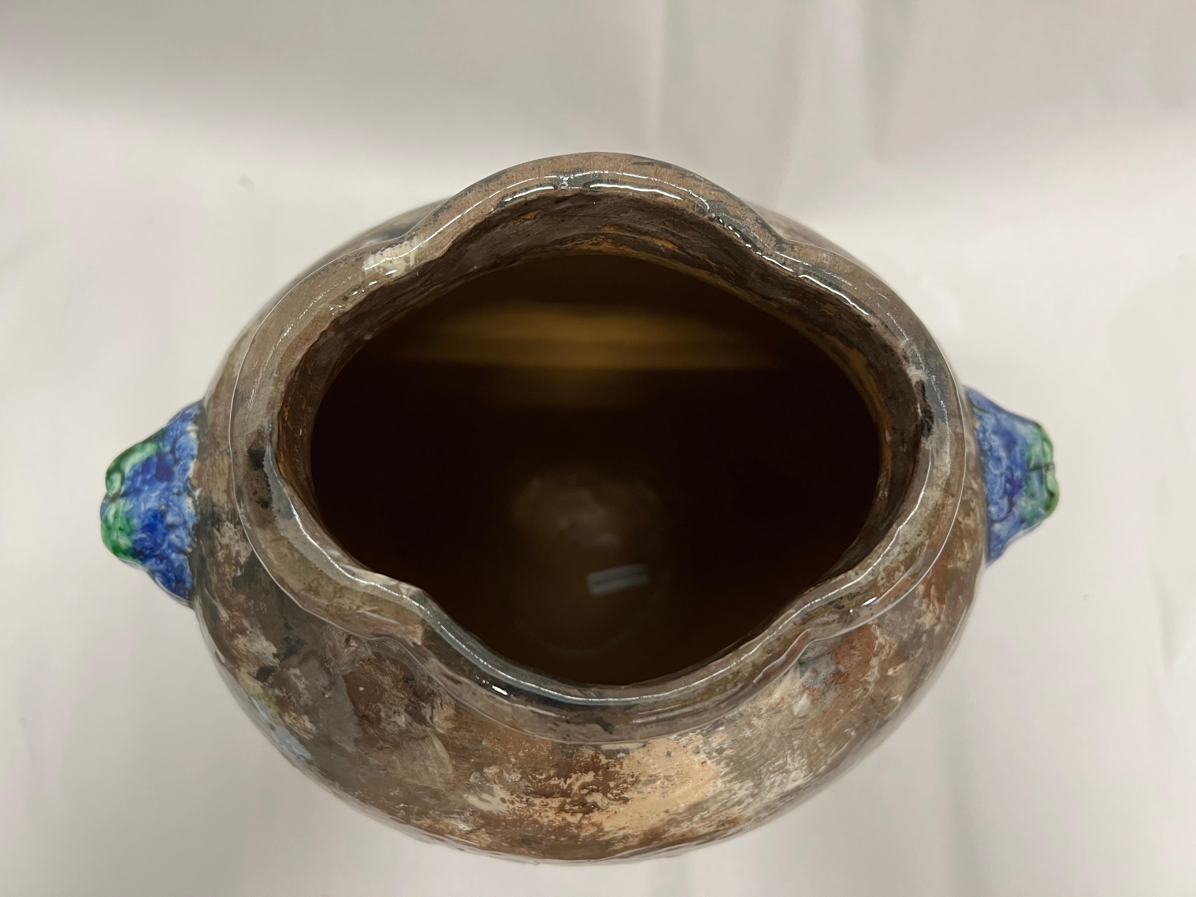 19th Century Haviland & Co. Barbotine Vase 2