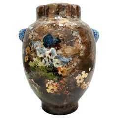 Haviland & Co. del XIX secolo. Vaso Barbotine