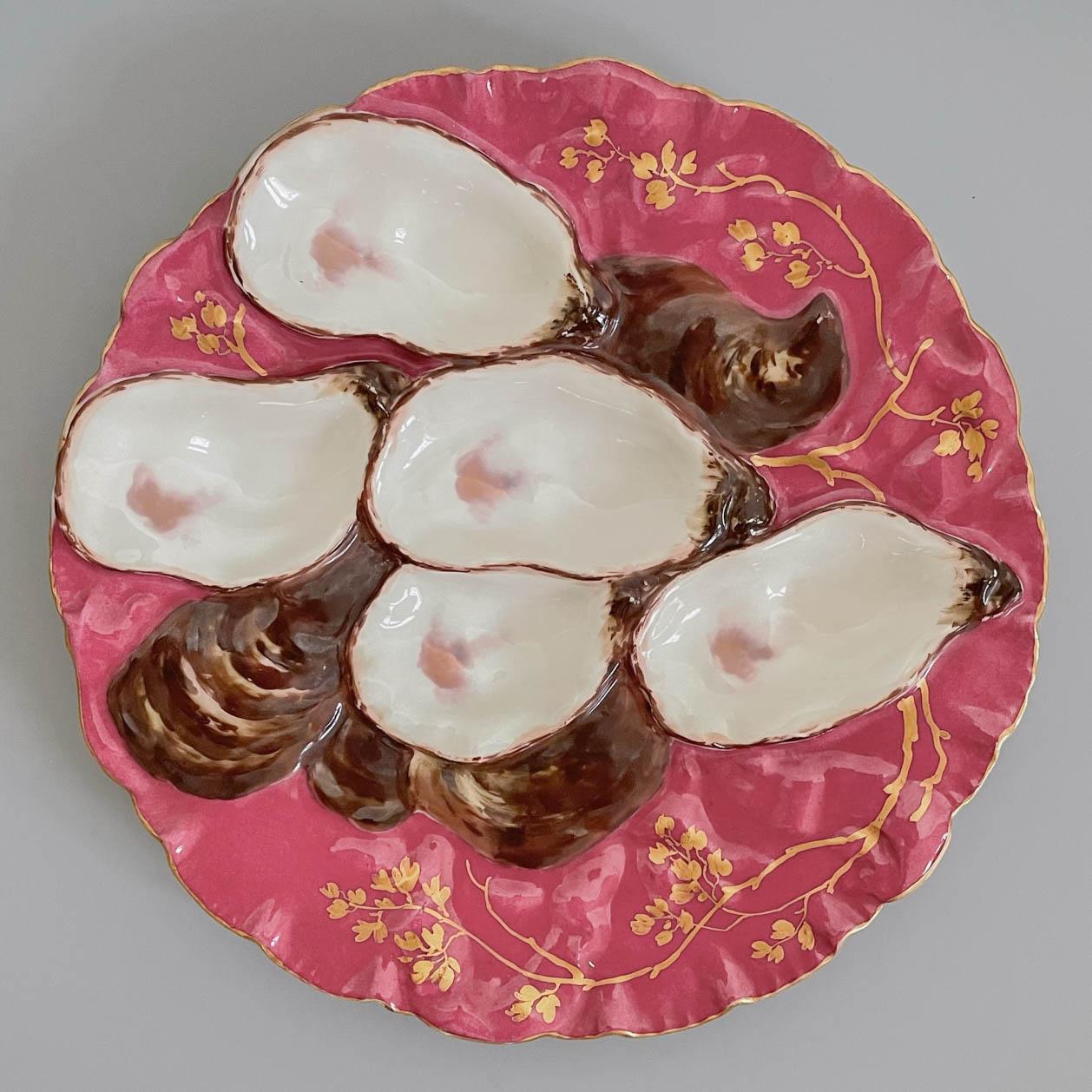 Austernteller aus Haviland, Limoges, Türkei, 19. Jahrhundert (Viktorianisch) im Angebot