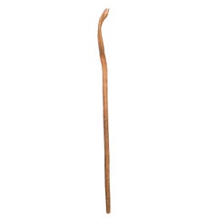 19th Century Hay Fork on Custom Wall Mount
