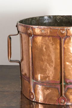 19th century Heavy copper grain measure - No3