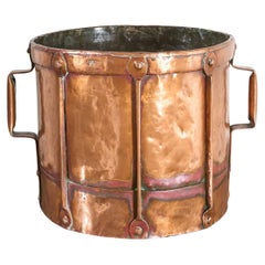 19th century Heavy copper grain measure - No3