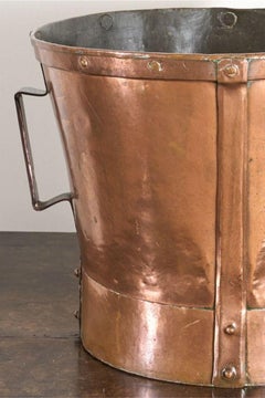 19th century Heavy copper Grain measure - No5