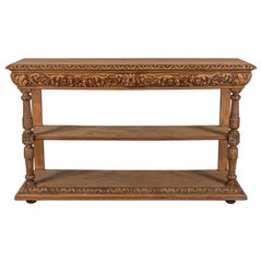 Console francese del XIX secolo Henri II Desserte
