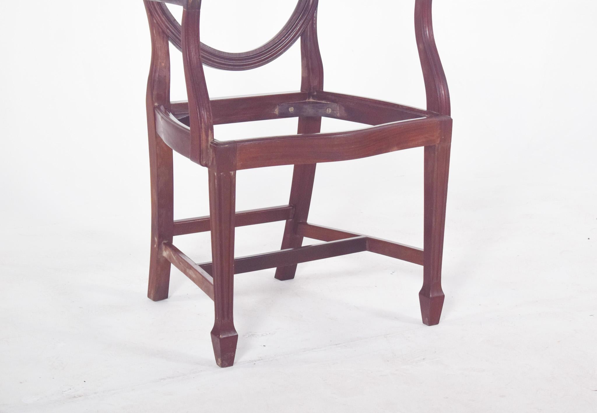 Sillón Hepplewhite del siglo XIX Inglés en venta
